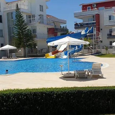 Antalya 1 Nirvana Club First Floor Two Bedrooms Pool View With Water Slide Close To Center Appartement